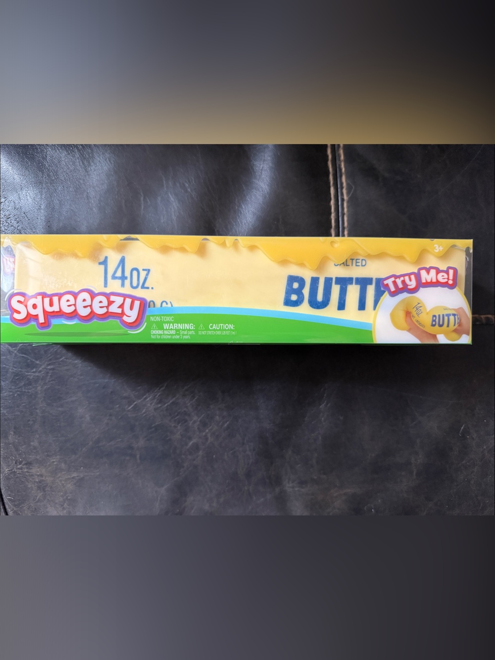 New Squeeezy 14oz Butter Sensory Squish Toy